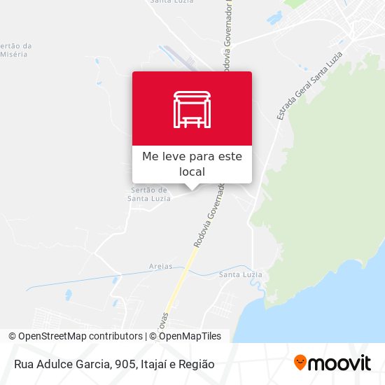 Rua Adulce Garcia, 905 mapa