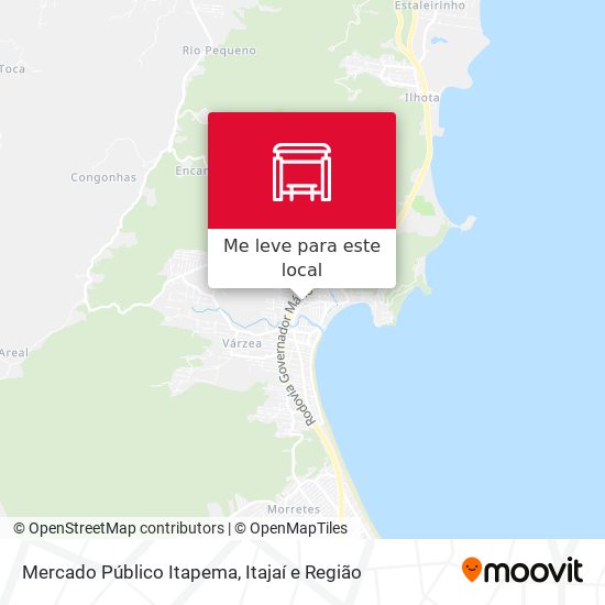 Mercado Público Itapema mapa