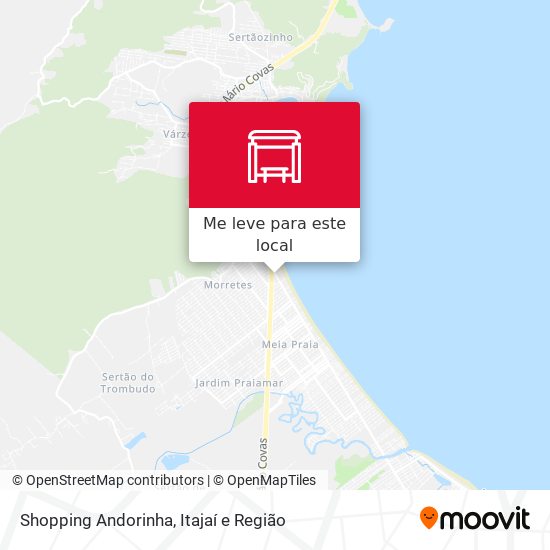 Shopping Andorinha mapa