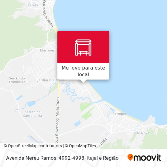 Avenida Nereu Ramos, 4992-4998 mapa