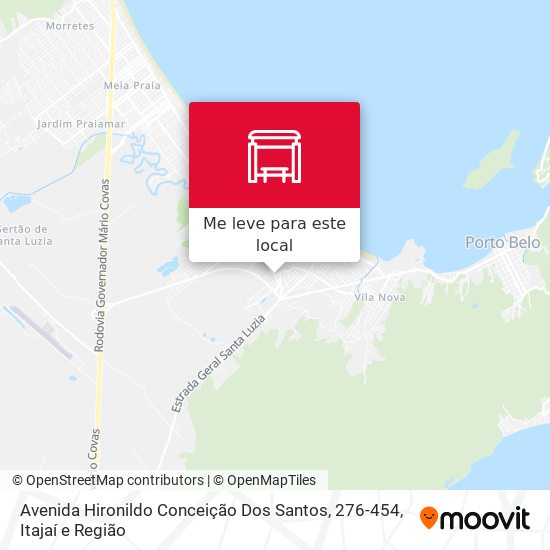 Avenida Hironildo Conceição Dos Santos, 276-454 mapa