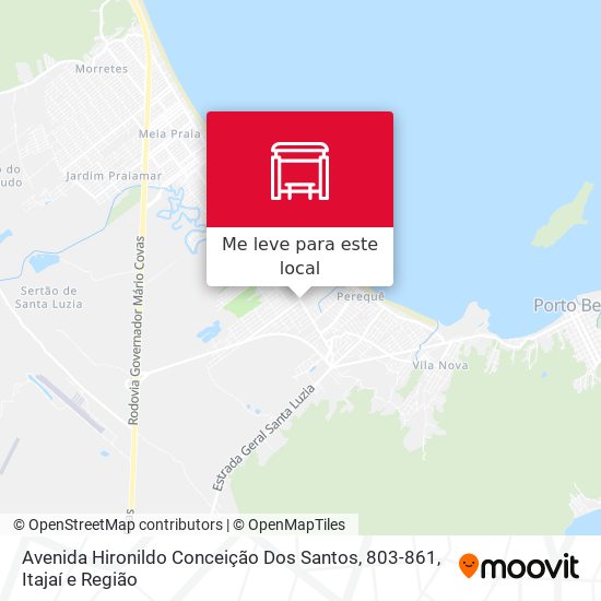 Avenida Hironildo Conceição Dos Santos, 803-861 mapa