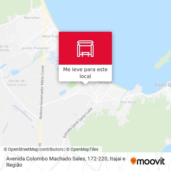 Avenida Colombo Machado Sales, 172-220 mapa