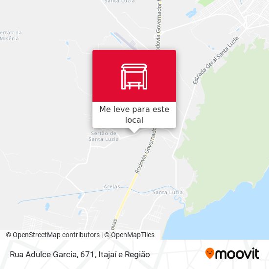 Rua Adulce Garcia, 671 mapa