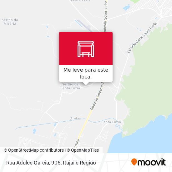 Rua Adulce Garcia, 905 mapa