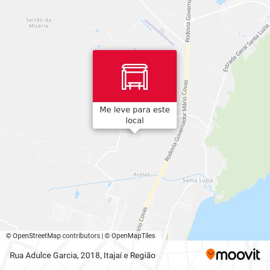Rua Adulce Garcia, 2018 mapa