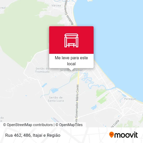 Rua 462, 486 mapa