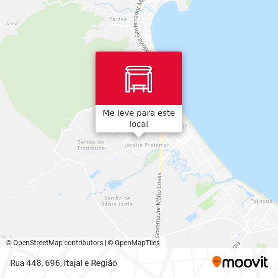 Rua 448, 696 mapa