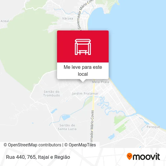 Rua 440, 765 mapa