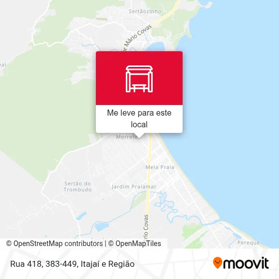 Rua 418, 383-449 mapa