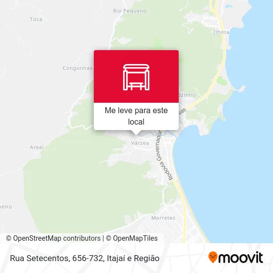 Rua Setecentos, 656-732 mapa