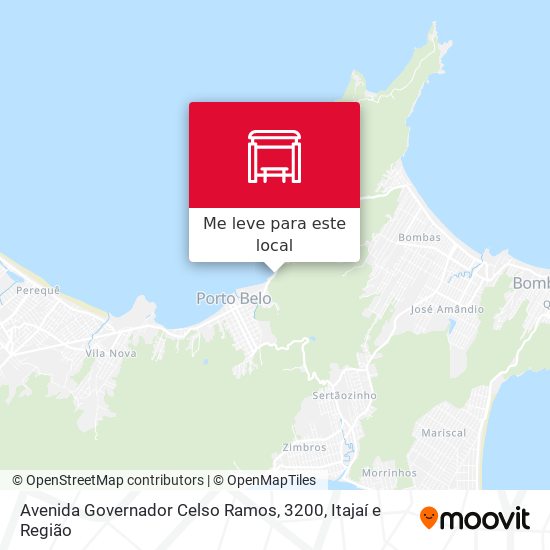 Avenida Governador Celso Ramos, 3200 mapa