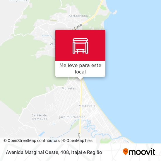 Avenida Marginal Oeste, 408 mapa