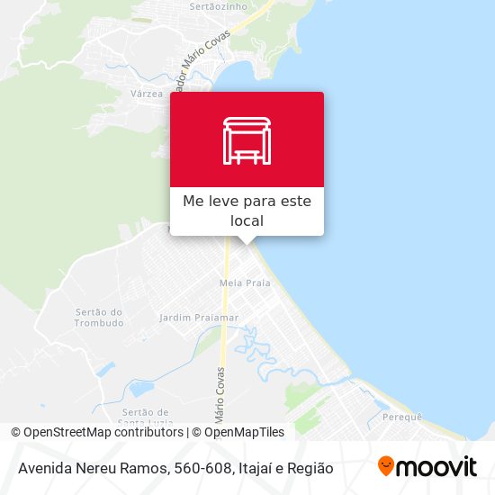 Avenida Nereu Ramos, 560-608 mapa
