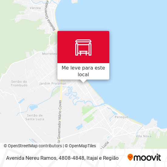 Avenida Nereu Ramos, 4808-4848 mapa