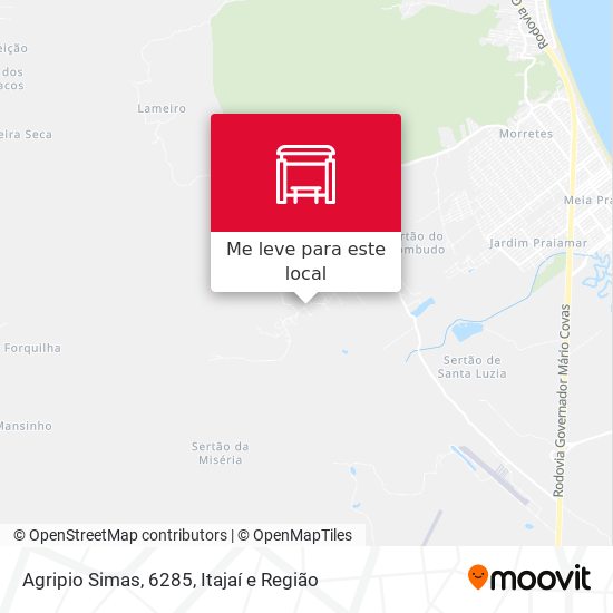 Agripio Simas, 6285 mapa
