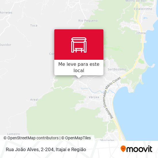 Rua João Alves, 2-204 mapa