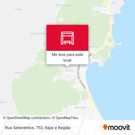 Rua Setecentos, 753 mapa