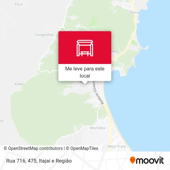 Rua 716, 475 mapa