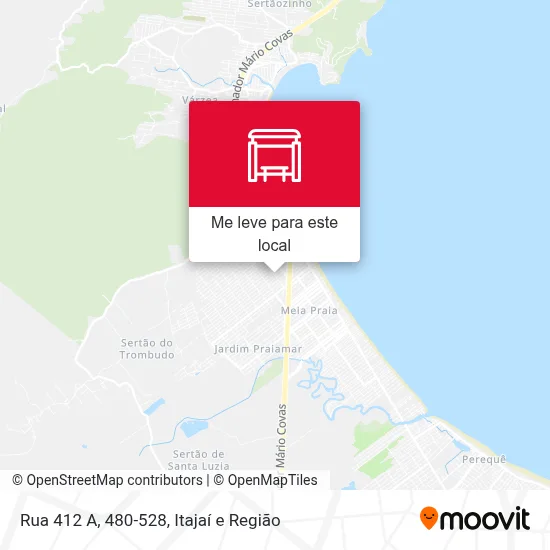 Rua 412 A, 480-528 mapa