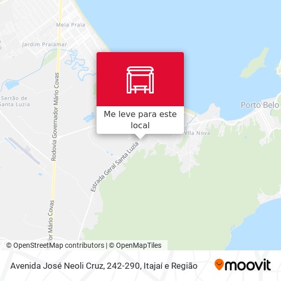 Avenida José Neoli Cruz, 242-290 mapa
