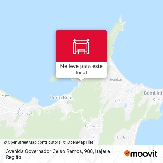 Avenida Governador Celso Ramos, 988 mapa
