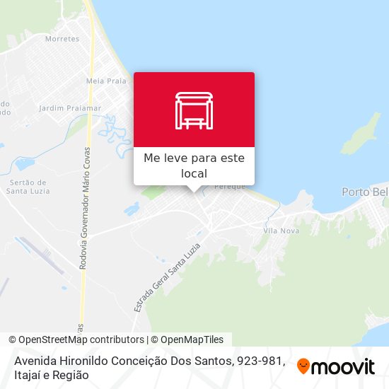 Avenida Hironildo Conceição Dos Santos, 923-981 mapa