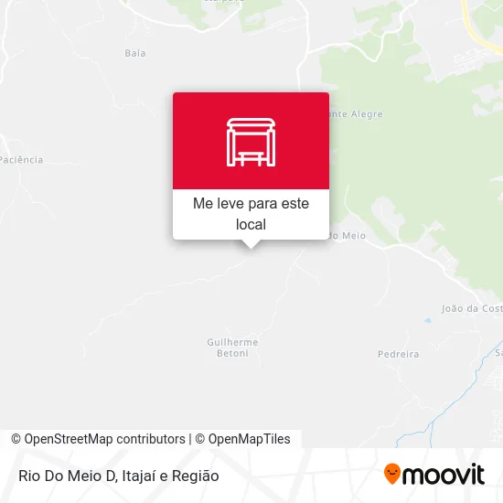 Rio Do Meio D mapa