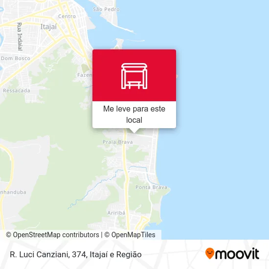 R. Luci Canziani, 374 mapa