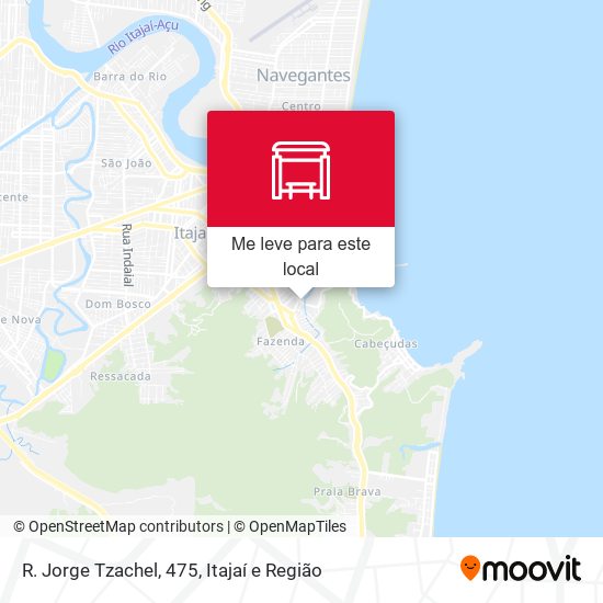 R. Jorge Tzachel, 475 mapa
