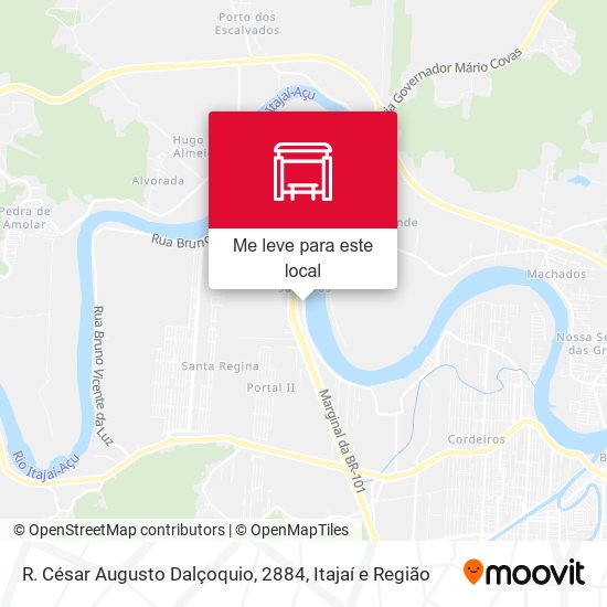 R. César Augusto Dalçoquio, 2884 mapa