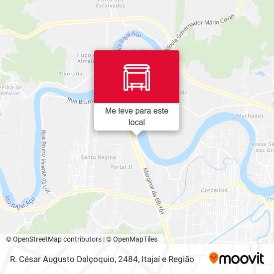 R. César Augusto Dalçoquio, 2484 mapa