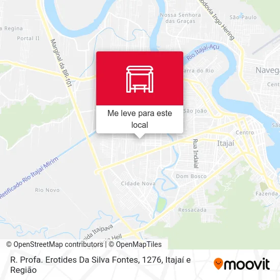 R. Profa. Erotides Da Silva Fontes, 1276 mapa