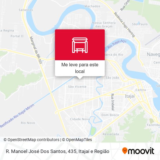 R. Manoel José Dos Santos, 435 mapa