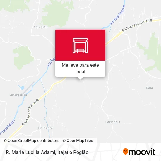R. Maria Lucilia Adami mapa