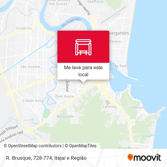 R. Brusque, 728-774 mapa