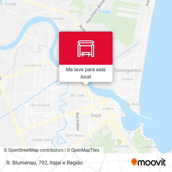 R. Blumenau, 792 mapa
