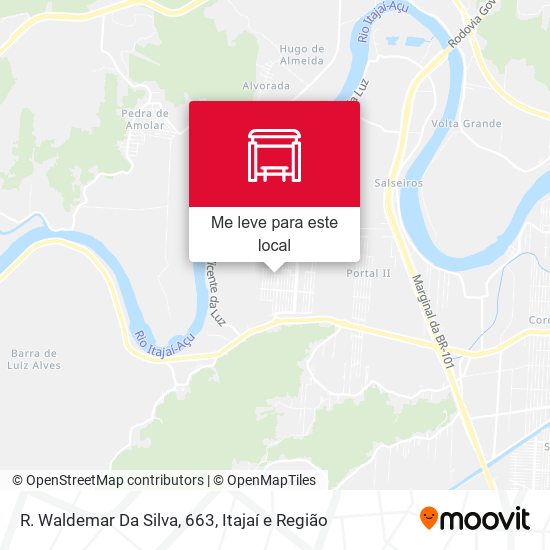 R. Waldemar Da Silva, 663 mapa