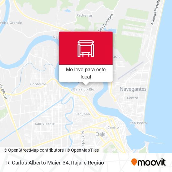 R. Carlos Alberto Maier, 34 mapa