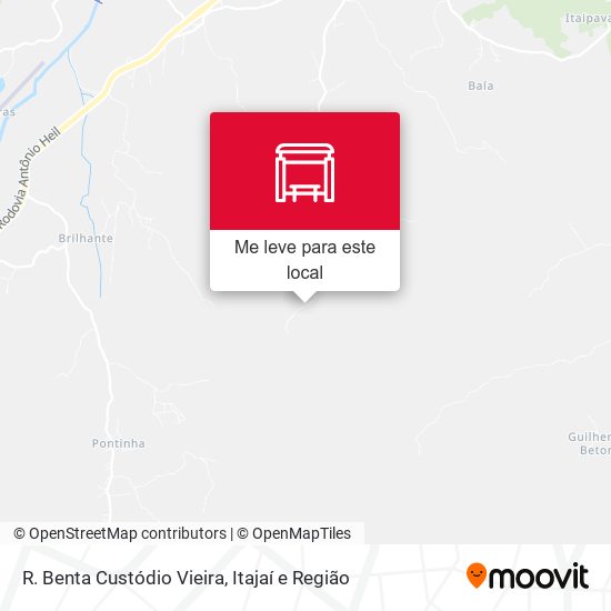 R. Benta Custódio Vieira mapa