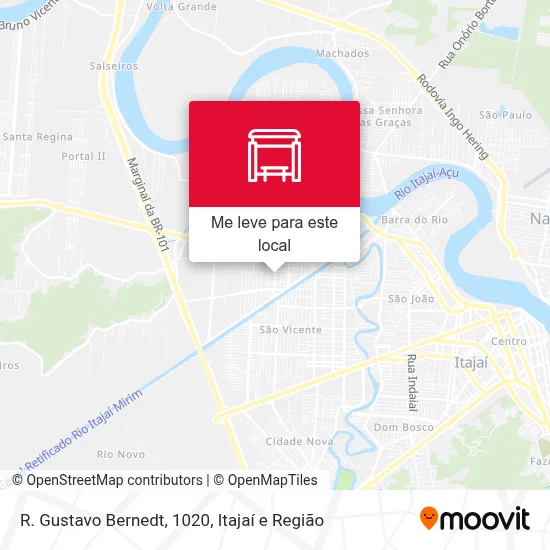 R. Gustavo Bernedt, 1020 mapa