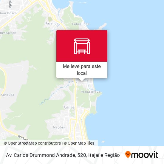 Av. Carlos Drummond Andrade, 520 mapa