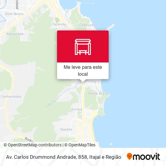 Av. Carlos Drummond Andrade, 858 mapa