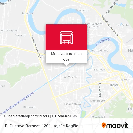 R. Gustavo Bernedt, 1201 mapa