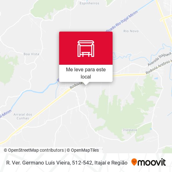 R. Ver. Germano Luís Vieira, 512-542 mapa