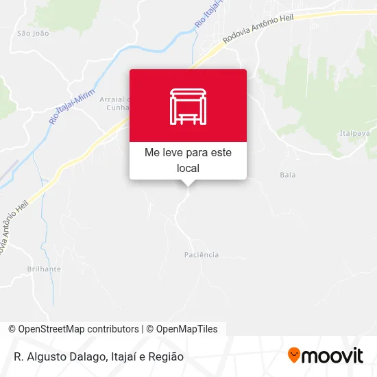 R. Algusto Dalago mapa