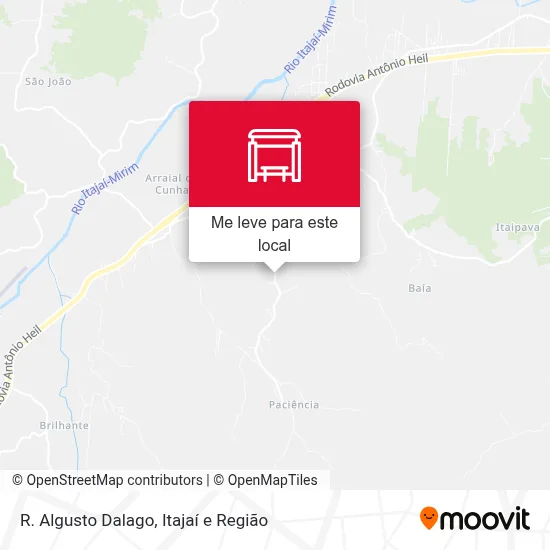 R. Algusto Dalago mapa