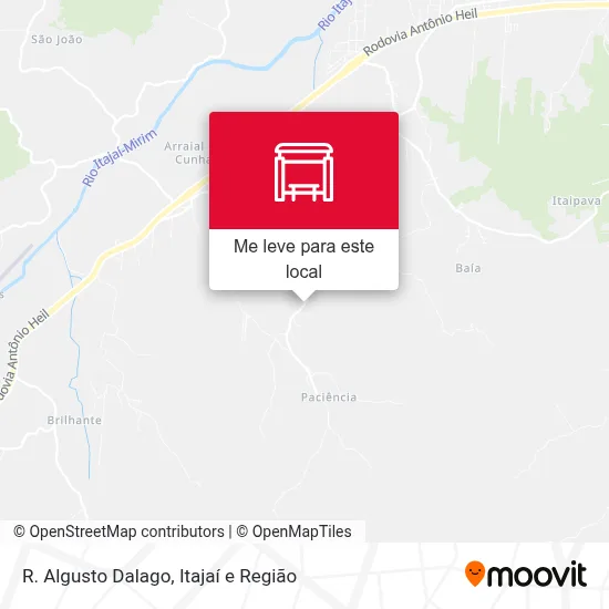 R. Algusto Dalago mapa