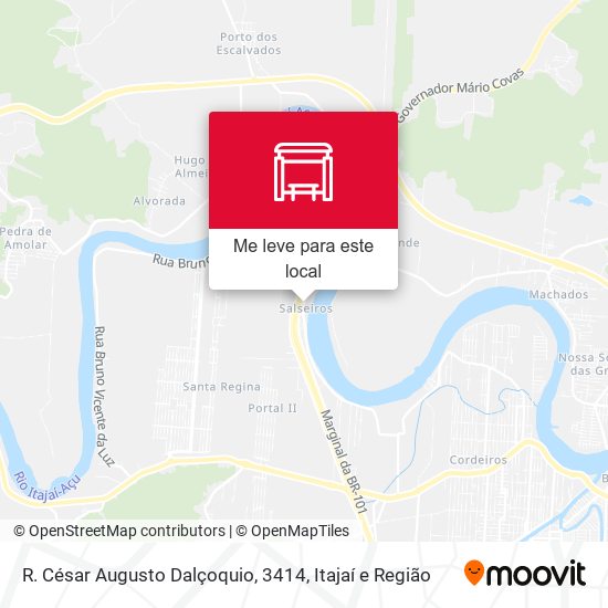 R. César Augusto Dalçoquio, 3414 mapa