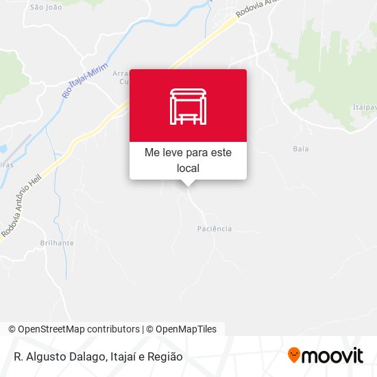R. Algusto Dalago mapa